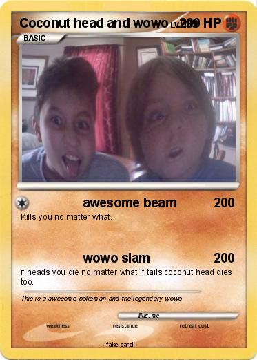 Pokemon Coconut head and wowo