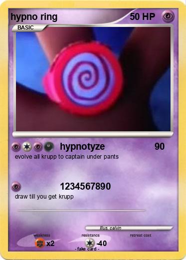 Pokemon hypno ring