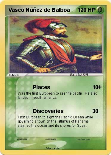 Pokemon Vasco Núñez de Balboa