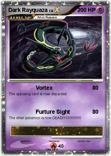 Pokemon Dark Rayquaza