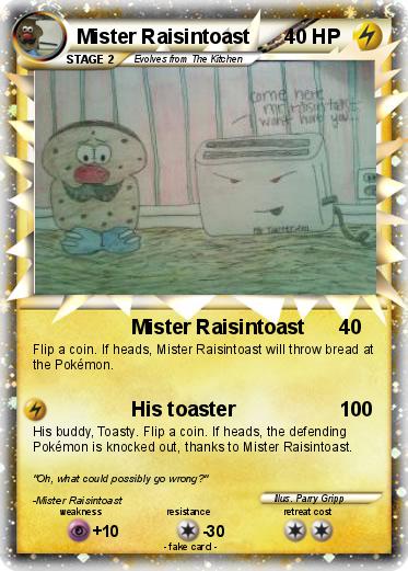 Pokemon Mister Raisintoast