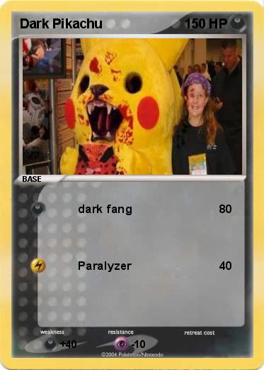 Pokemon Dark Pikachu