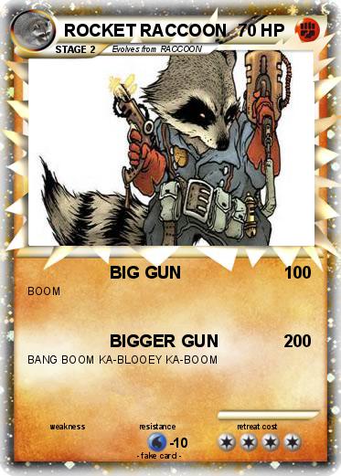 Pokemon ROCKET RACCOON