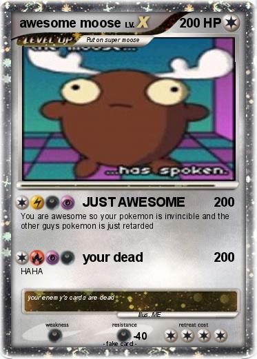 Pokemon awesome moose