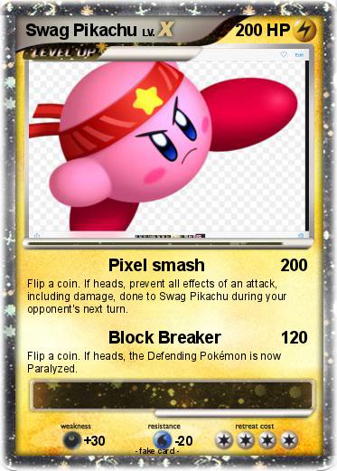 Pokemon Swag Pikachu