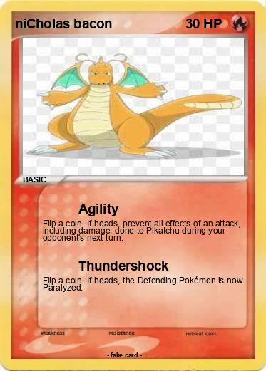 Pokemon niCholas bacon