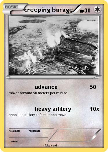 Pokemon creeping barage