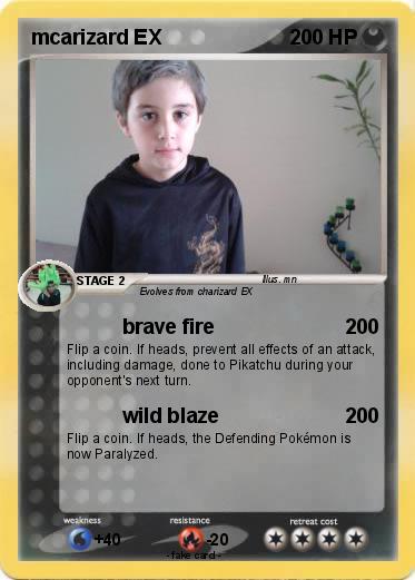 Pokemon mcarizard EX