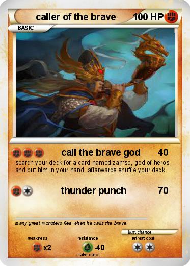 Pokemon caller of the brave