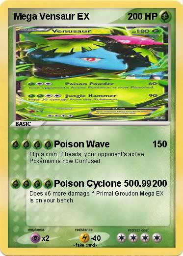 Pokemon Mega Vensaur EX
