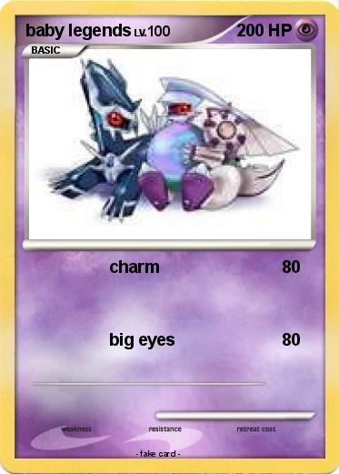 Pokemon baby legends