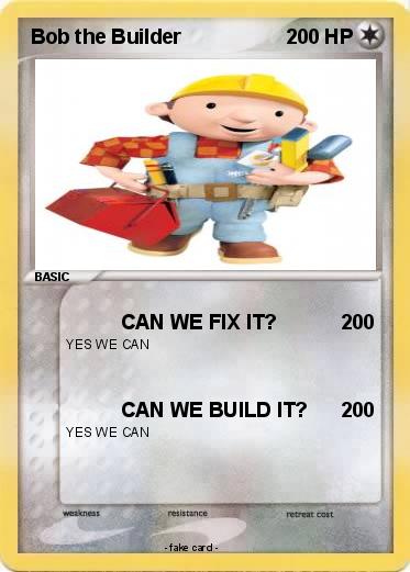 Pokemon Bob the Builder