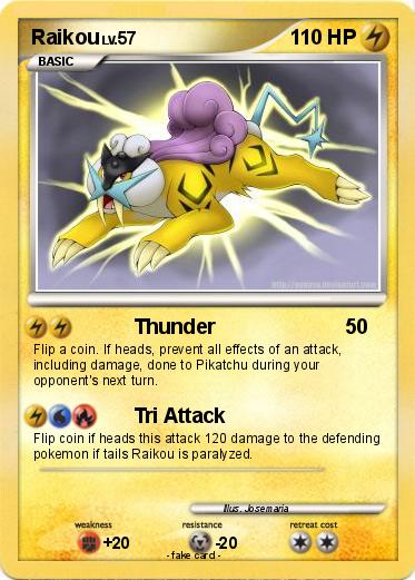 Pokemon Raikou