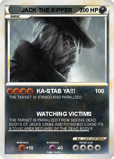 Pokemon JACK THE RIPPER