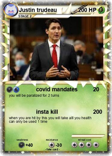 Pokemon Justin trudeau