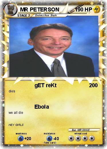 Pokemon MR PETERSON