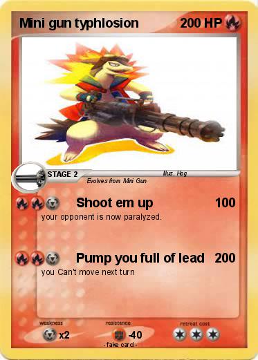 Pokemon Mini gun typhlosion