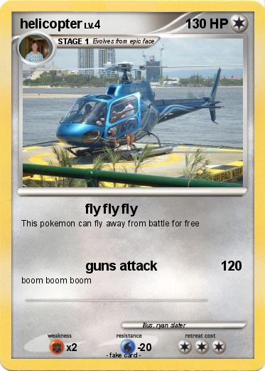 Pokemon helicopter