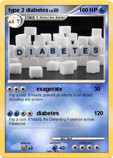 Pokemon type 2 diabetes