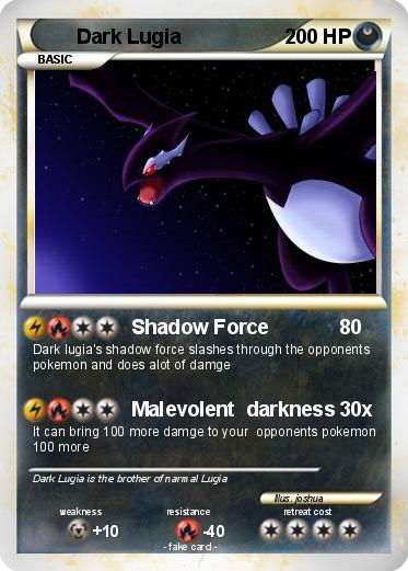 Pokemon Dark Lugia