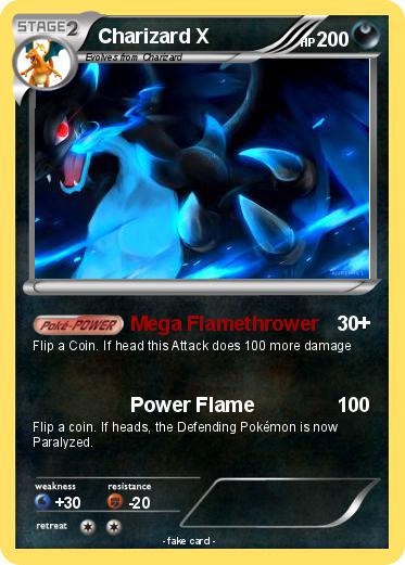 Pokemon Charizard X