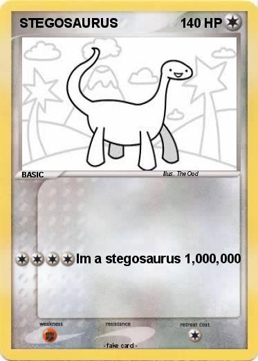 Pokemon STEGOSAURUS