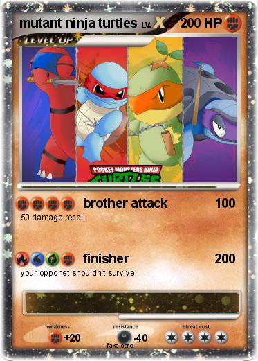Pokemon mutant ninja turtles