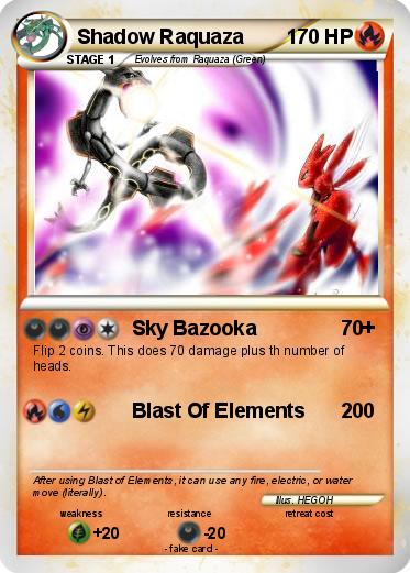 Pokemon Shadow Raquaza