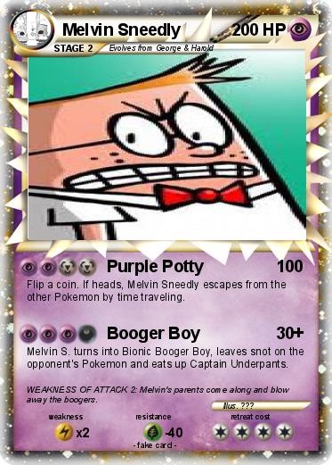 Pokemon Melvin Sneedly