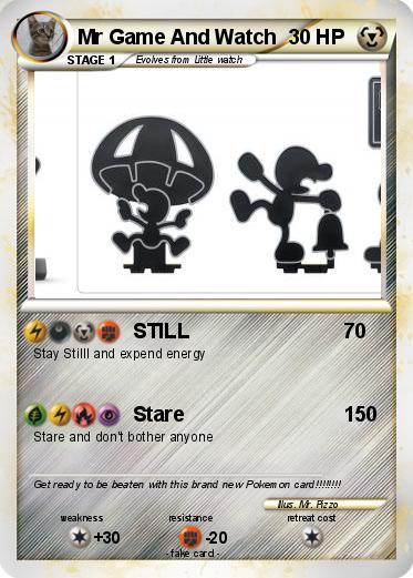 Pokemon Mr Game And Watch