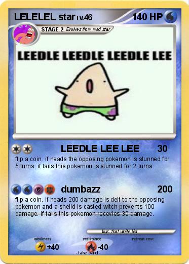 Pokemon LELELEL star