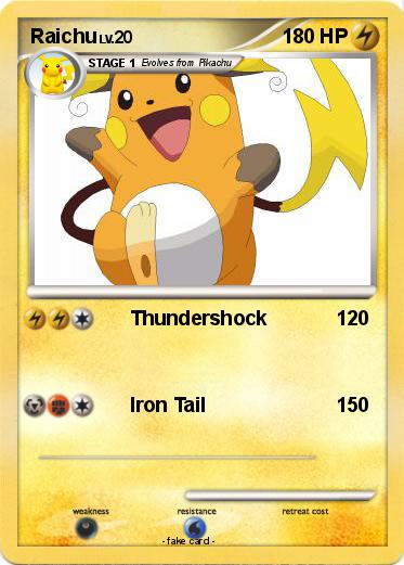 Pokemon Raichu
