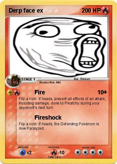 Pokemon Derp face ex