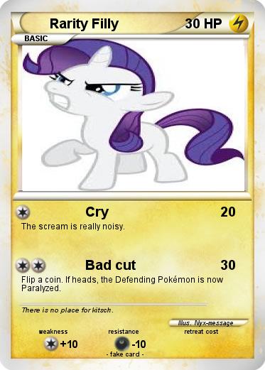Pokemon Rarity Filly