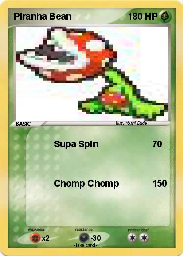 Pokemon Piranha Bean