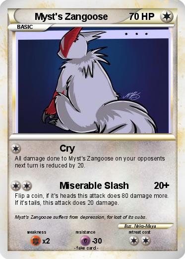 Pokemon Myst's Zangoose