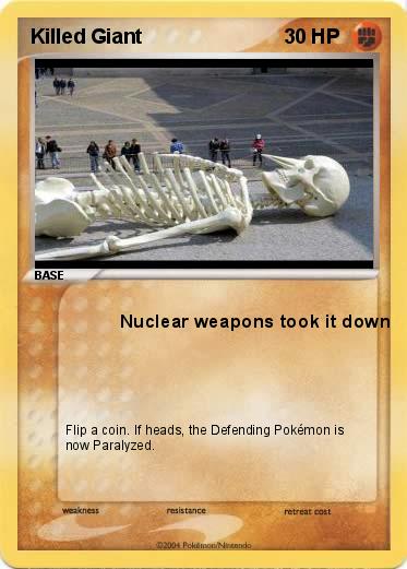 Pokemon Killed Giant