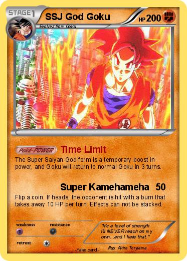 Pokemon SSJ God Goku