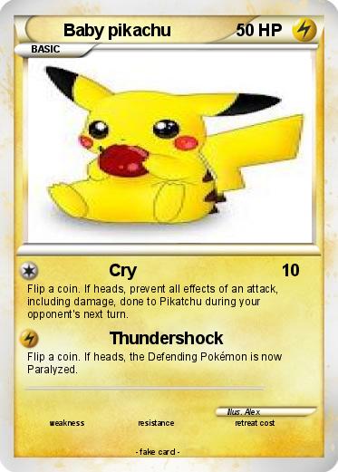 Pokemon Baby pikachu