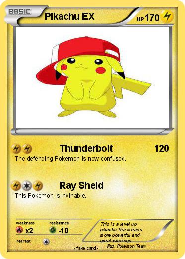Pokemon Pikachu EX