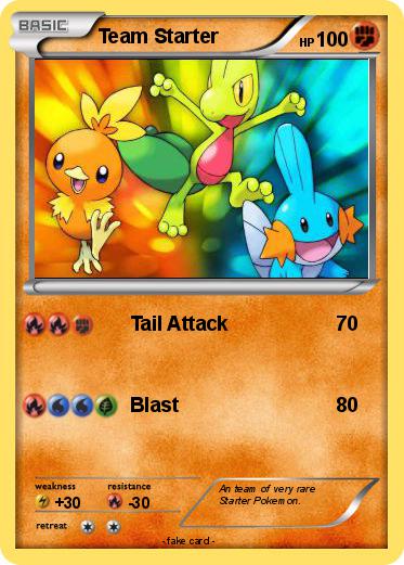 Pokemon Team Starter