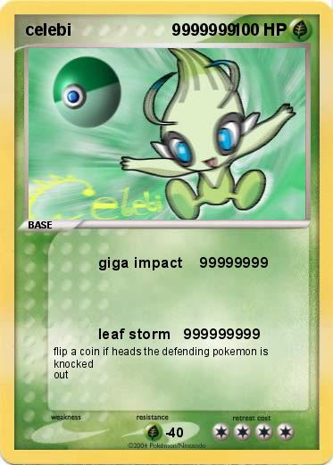 Pokemon celebi                      9999999
