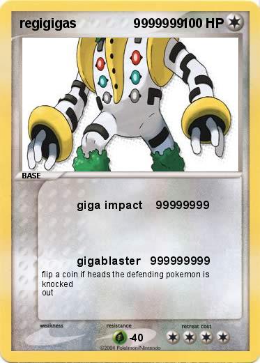 Pokemon regigigas                9999999