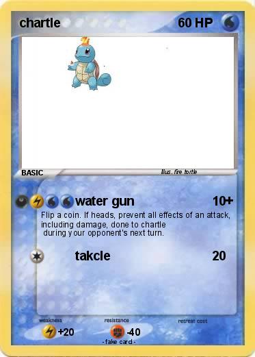 Pokemon chartle