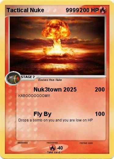 Pokemon Tactical Nuke              9999