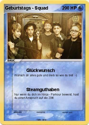 Pokemon Geburtstags - Squad