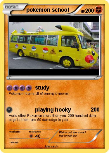 Pokemon pokemon school