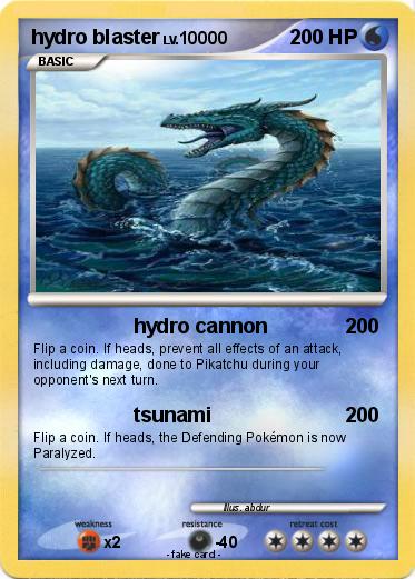 Pokemon hydro blaster
