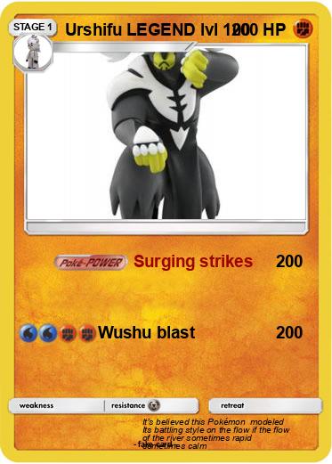 Pokemon Urshifu LEGEND lvl 100