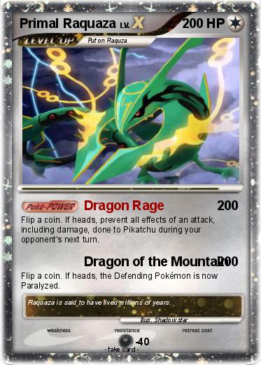 Pokemon Primal Raquaza